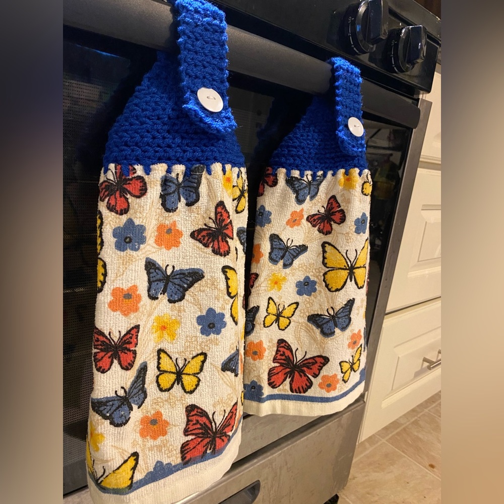 crochet towels handmade with love